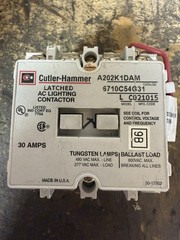 Cutler Hammer A202K1DAM MODEL L : 4 POLE LIGHTING CONTACTOR RECONDITIONED TESTED
