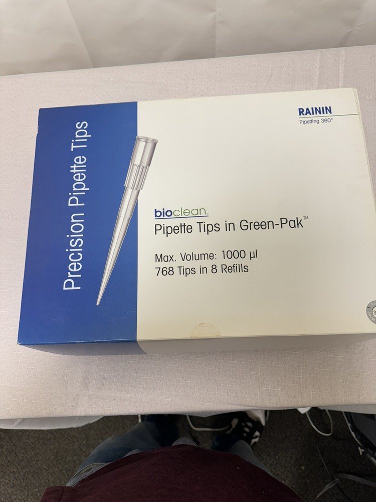 Rainin bio clean 1000ul Pipette Tips In green Pak