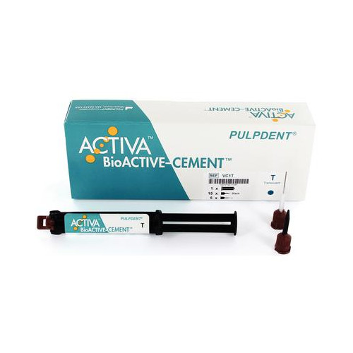 Pulpdent VC1T Activa BioActive Dental Cement Single Pack Translucent 7 Gm