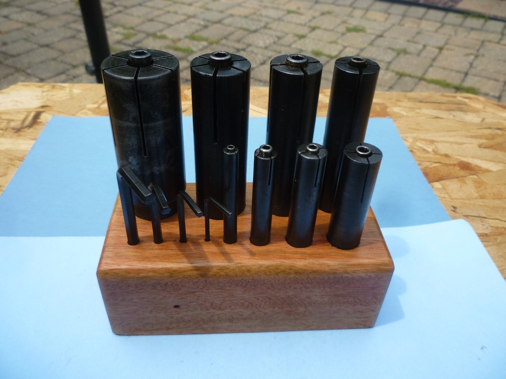 Expanding Arbor Set for Holding a Part By The Inside Diameter 1/4″ to 1 1/4″