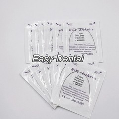 1-100Pc Dental Orthodontic TMA Arch Wire Titanium Molybdenum Alloy Ovoid/Natural