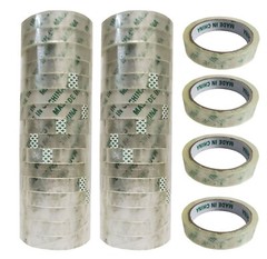 40 Transparent Clear 3 inch Core Tape 0.7″ 50 yards Length
