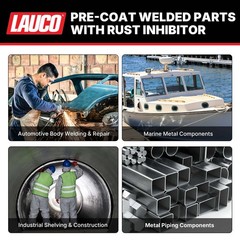 LAUCO Zinc Coat Weld-Thru Primer 15.5 oz, Pack of 6, Zinc Rich Spray for Welding
