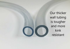 MVP 100′ Roll of Heavy Duty Clear PVC Vinyl Tubing 3/8″ ID x 9/16″ OD USA Made