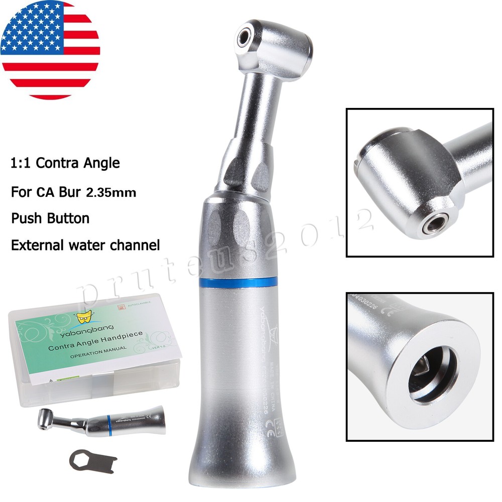 Dental Slow Speed Handpiece Contra Angle E-Type For NSK Yabangbang