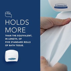 JRT Jr. Escort Jumbo Roll. Commercial Toilet Paper Dispenser(09508)with StubRoll