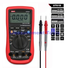 UNI-T UT61D Digital Multimeter Auto Range True RMS DMM AC/DC V/A Ohm Frequency