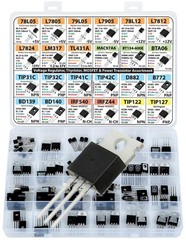 Power Transistor, Mosfet, Thyristor and Voltage Regulator Assortment Kit, 82 pcs