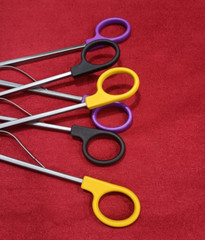 Reusable Open Surgery Hem-o-Lok Applier Purple/ Green/ Yellow (L/ML/XL) – 3 nos.