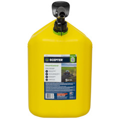 (2 Pack) Scepter 5 Gal SmartControl Diesel Fuel Can Dual Handle Yellow FSCD571