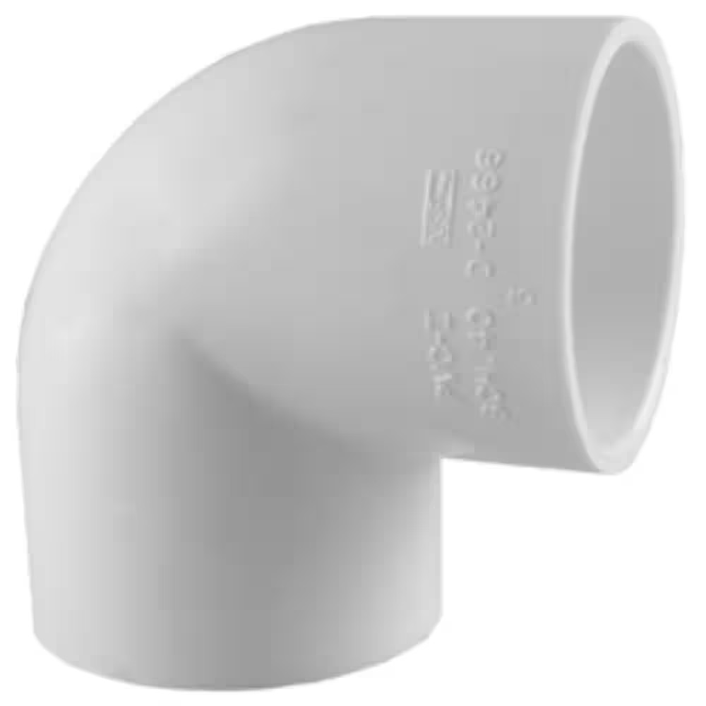 3/4 in. PVC Schedule. 40 90° S x S Elbow Fitting
