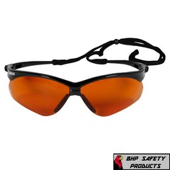 (3 PAIR) KLEENGUARD NEMESIS SAFETY GLASSES COPPER “BLUE SHIELD” LENS 19642