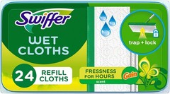 Swiffer Sweeper Wet Mopping Cloths, Multi-Surface Floor 24 Count (Pack of 1)