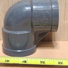 Dura 1-1/4 in. IPS Threaded Sch. 80 PVC Threaded 90 Degree Pipe Elbow