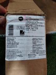 General Binding #3748201EZ Laminating Film 25-Inch x500-Ft Nap I 1.5 mil 2 Rolls