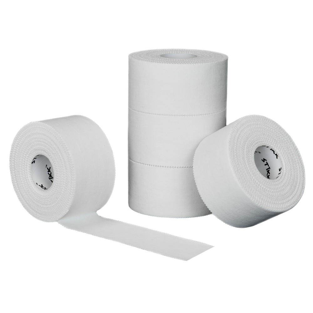 STIKK White Athletic Tape 5 Pack 1.5″ x 15 Yard Rolls (45 feet)