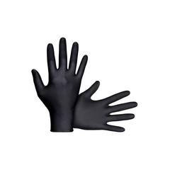 SAS 66518 Raven Exam Grade Nitrile Disposable Gloves, 7 mil, Large, 100 Pack