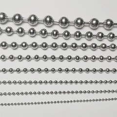 Silver Stainless Steel Beads Round Ball 3mm 4mm 5mm 6mm 7mm 8mm 9-12mm With Hole