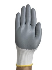 Ansell HyFlex 11-800 Nylon Glove, Gray Foam Nitrile Coating, Knit Wrist Cuff,…