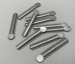 Dental Orthodontic Ligature Ties Elastic Rubber Bands Single/Double Colors USA