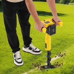 Cordless Electric Post Hole Digger 20V Earth Auger Hole Digger 2000mAh Battery