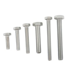 192PCS Stainless Steel Heavy Duty Hex Bolt/Nut Kit M6/M8/M10 304SS w/Washers