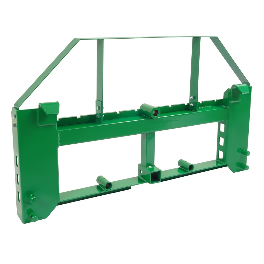 4000lbs Attachment Plate Pallet Fork Frame For John Deere w/ 2″ Receiver Hitch