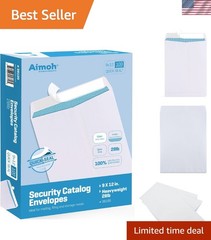 100 Count 9×12 Security Tinted Catalog Envelopes – Reliable Mailing Solution