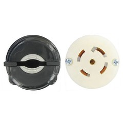 NEMA L21-30 Female Connector 30A 3Ø Y 120/208V 4P 5W Grounding L21-30R OLYM