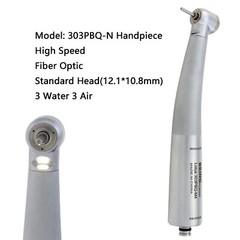 COXO Dental Turbine Fiber Optic High Speed Handpiece NSK Coupler 4 Hole 6 Pin