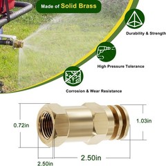 6542-1FBA Boomless Spray Nozzle For Agriculture, Lawn Care & General Watering