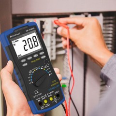 Digital Multimeter TRMS 6000 Counts Auto Range Ammeter AC DC Volt Clamp Meter
