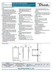 True manufacturing Swing Door Pass – Thru Refrigerator with Hydrocarbon Standard