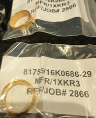 Spacer Engineered Polished Aluminum, Copper Lot Of 12 Some Sealed Bags See Pics