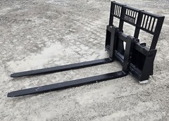 Pro Works 72″ Long 8,000 Pound Class III Pallet Forks Skid Steer Attachment