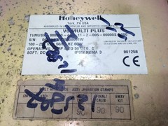 Honeywell V6MULTI PLUS TVMUSX-888800-440-11-2-005-00000S-000 Recorder AS is