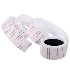 40 Rolls 600 Price Label Paper Tag Sticker MX-5500 Labeller Gun White Red Line