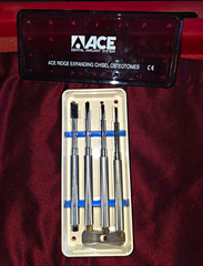 ACE Dental Implant System Osteotomes Set w/ Case 3.5-5.0mm