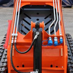 2026 Brand New 24HP Mini Skid Steer Stand-on Three-stage pump Twin cylinder