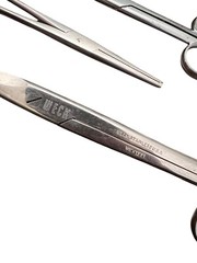 WoW~ lot 3 Surgical Scissors WECK #162 Silco Clamp Dittmer Medical grade