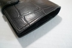 MULBERRY – POCKET BOOK AGENDA – MADE @ UK – BLACK CONGO LEATHER – NEW OLD STOCK
