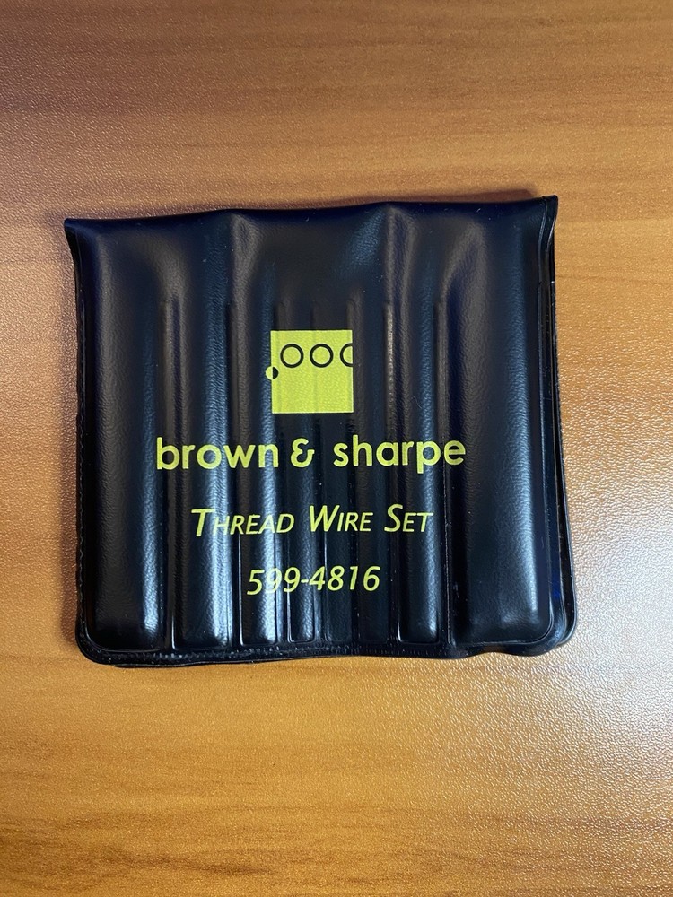 TESA Brown & Sharpe 599-4816 48-Piece Thread Wire Set 3 – 48 TPI