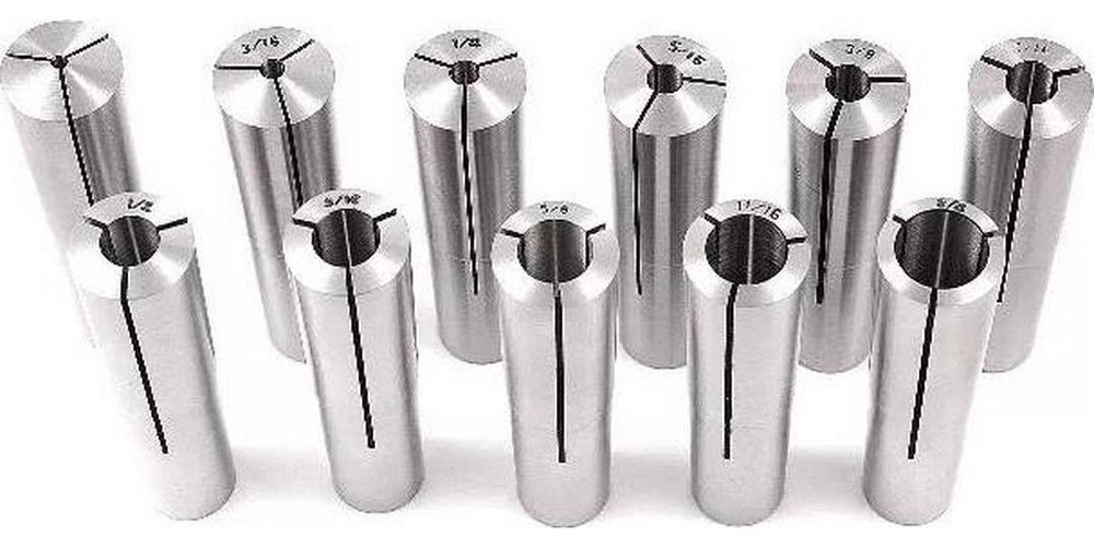 11-Piece Brown & Sharpe #9 Collet Set (1/8″-3/4″) – Precision Tool Steel for CNC
