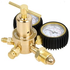 Nitrogen Tank Regulator CGA580 Inlet Connection 1/4″ Flare 0-800/4000 PSI Output