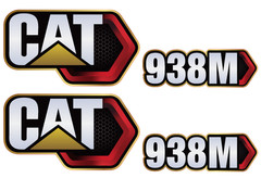 For CAT 938m Wheel Loader | Replacement Decal Set | FREE SHIPPING