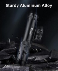 EZshoot 2500 Lumens Rifle Laser Light Combo Compatible with M-Rail, Black