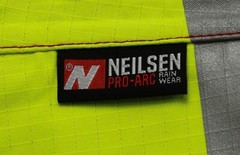 Neilsen Rain Wear Adult’s Pro Arc Long Rain Coat JQ2 Hi-Vis Yellow Size L-2XL