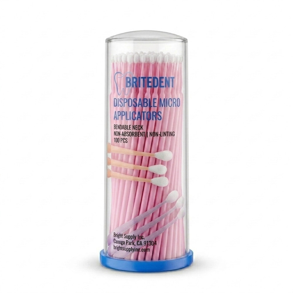 400 Dental Micro Applicators Brushes Disposable Bendable Fine Regular Superfine