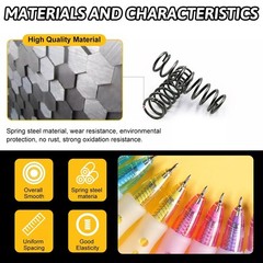 Compression Spring Steel 0.7mm Wire Dia 4mm ~ 14mm OD Small Pressure Springs
