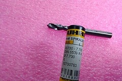 GUHRING Series 730 7.7mm Carbide Screw machine Twist Drill , Type N 730-7.700